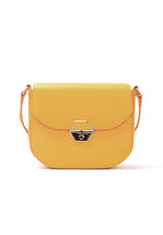 yellow leather crossbody bag