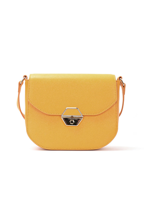 yellow leather crossbody bag