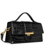 Croco Ily M Baguette Bag