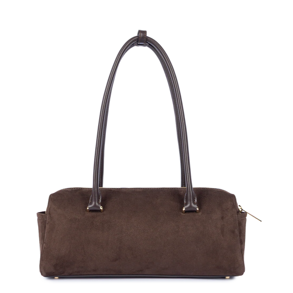 Suède Cube Rectangle Bag